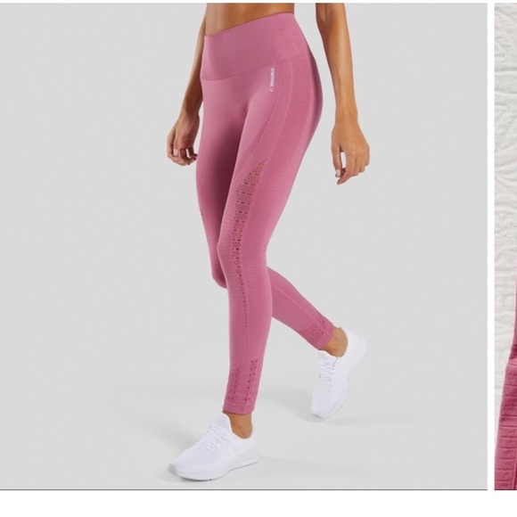Gymshark Energy Seamless Leggings Dusty Pink - Picture 4 of 9